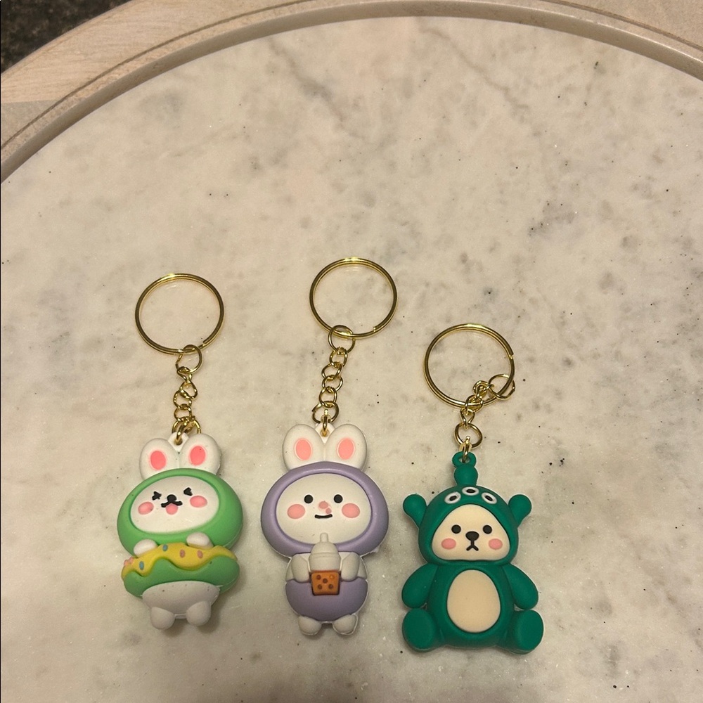 Kuromi Keychain Set